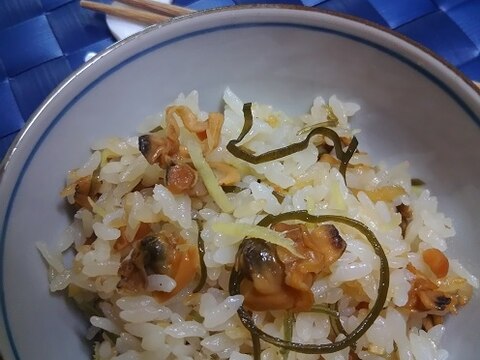 佃煮 de 炊き込み★あさりごはん